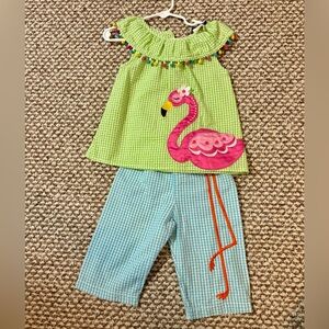 Rare Editions flamingo outfit